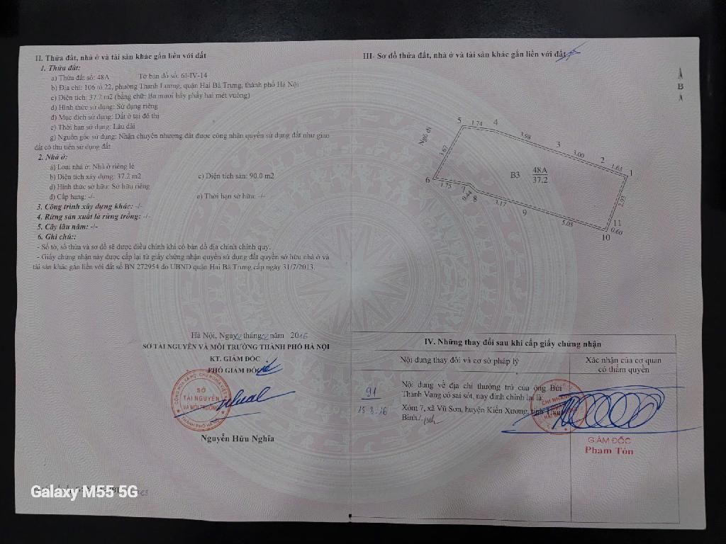 Bán nhà Đê Trần Khát Chân - diện tích 38m2 4 tầng - Nhà đẹp dân xây kiên cố - giá 8,9 tỷ