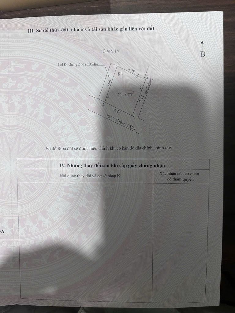 Bán nhà Ngõ Trung Tả - diện tích 22m2 3 tầng - Nhà dâm xây chắc chắn - giá 6,5 tỷ