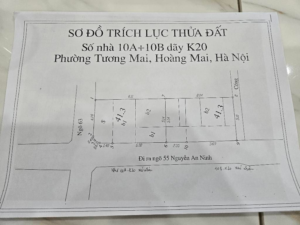 Bán nhà Nguyễn An Ninh - diện tích 42m2 5 tầng - Ô tô lý thuyết - giá 13,5 tỷ