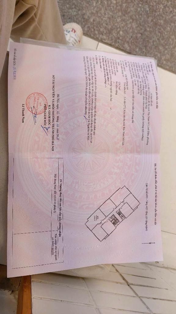 Bán nhà Tây Nam Linh Đàm - diện tích 134.5m2 1 tầng - Căn hộ 3 phòng ngủ - giá 13,5 tỷ