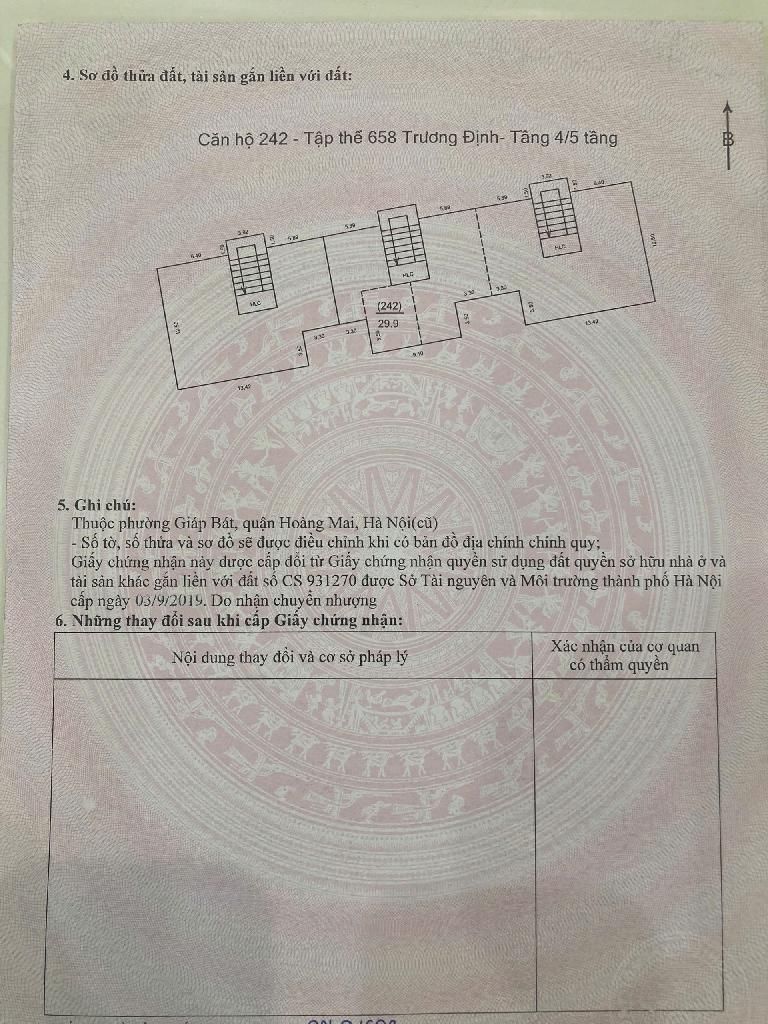 Bán nhà Trương Định - diện tích 50m2 1 tầng - Ô tô đỗ chân cầu thang - giá 3,5 tỷ