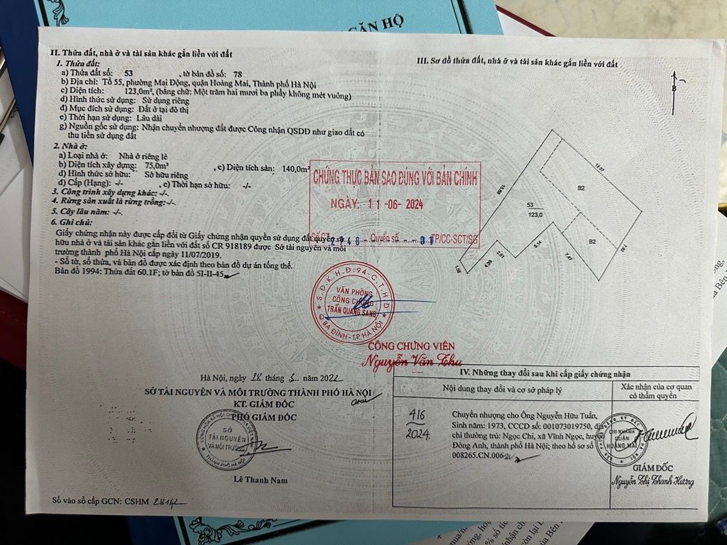 Bán nhà Lĩnh Nam - diện tích 46m2 1 tầng - thang máy - giá 2,6 tỷ