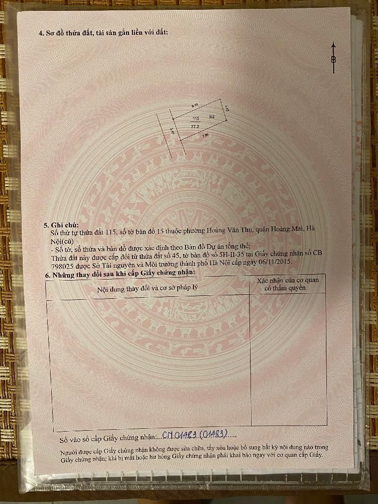 Bán nhà Hoàng Mai - diện tích 28m2 3 tầng - nhà đẹp hiếm có - giá 6,65 tỷ