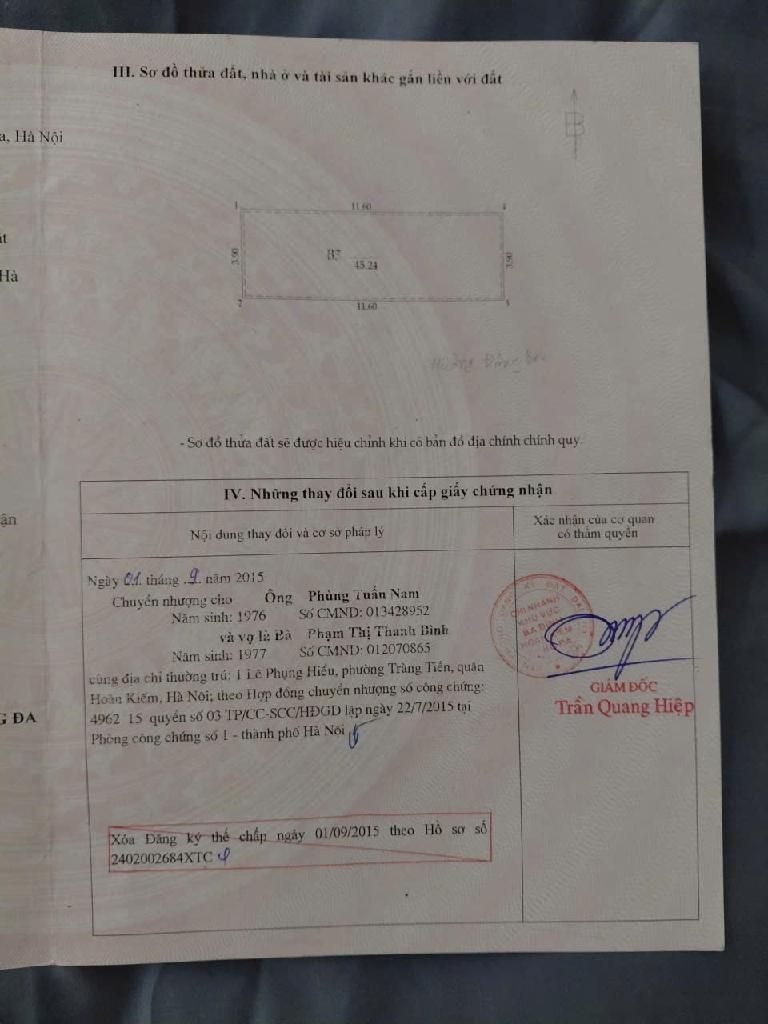 Bán nhà Nguyễn Chí Thanh - diện tích 45,3m2 4 tầng - ô tô đỗ cửa - giá 18,5 tỷ