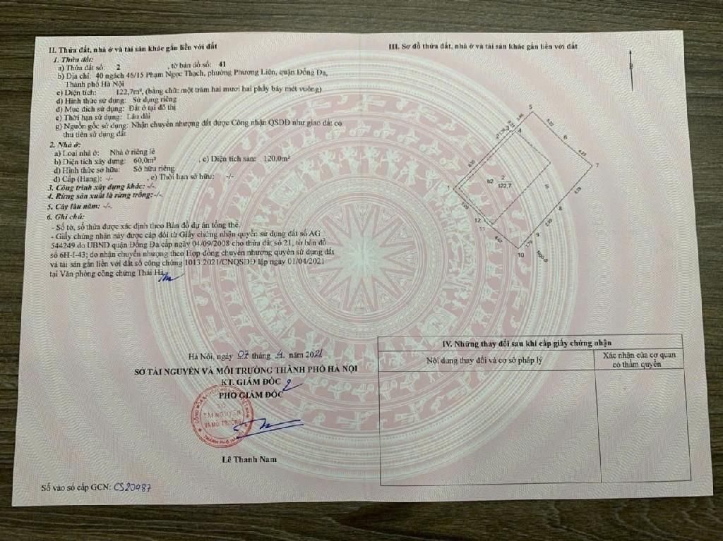 Bán nhà Phạm Ngọc Thạch - diện tích 48m2 8 tầng - Căn hộ ccmn tầng 5 khu vực trung tâm vip - giá 2,59 tỷ