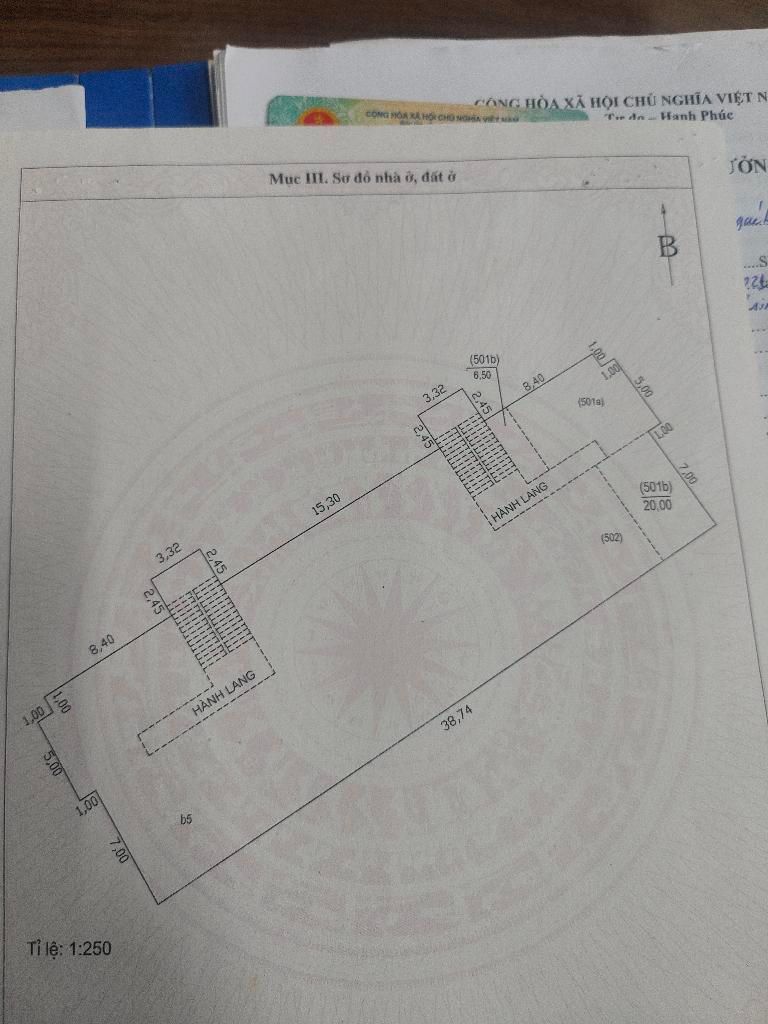 Bán nhà Lương Thế Vinh - diện tích 55m2 1 tầng - Ô tô đỗ cửa - giá 3,35 tỷ