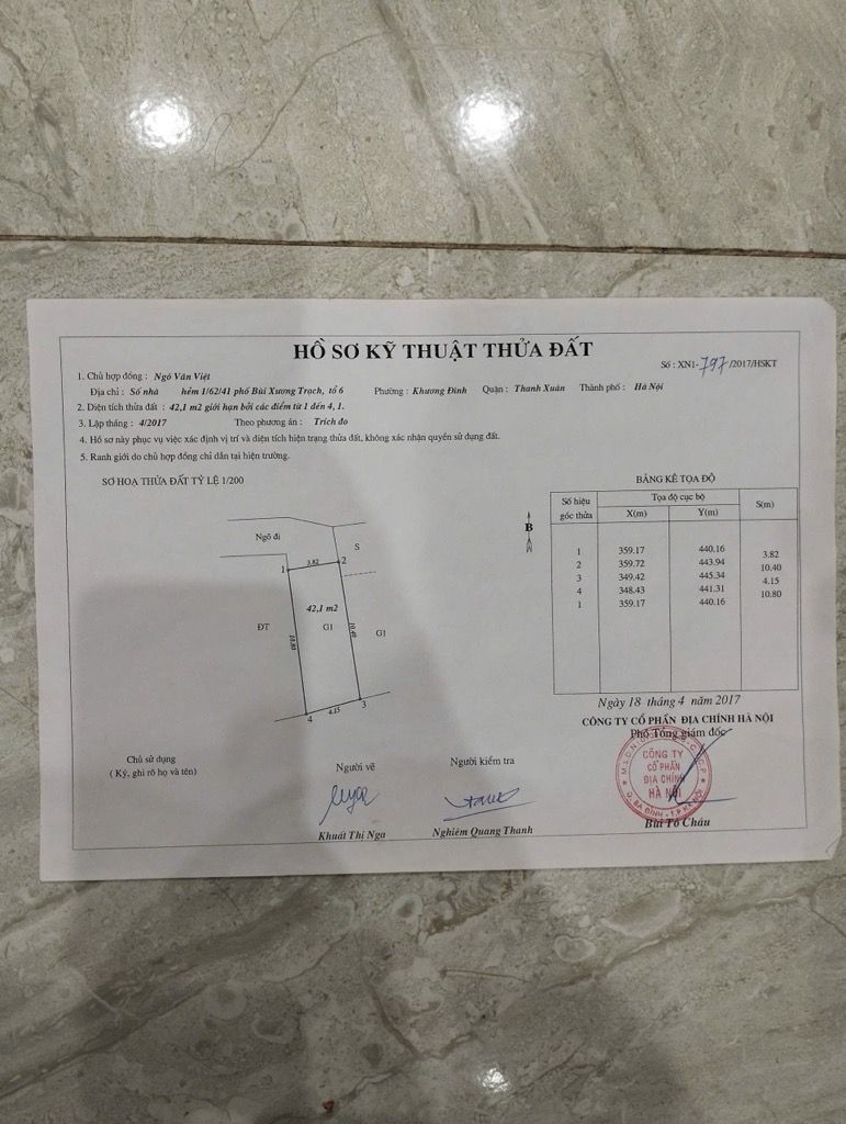 Bán nhà BÙI XƯƠNG TRẠCH - diện tích 42.1m2 2 tầng - GẦN Ô TÔ - giá 2,6 tỷ