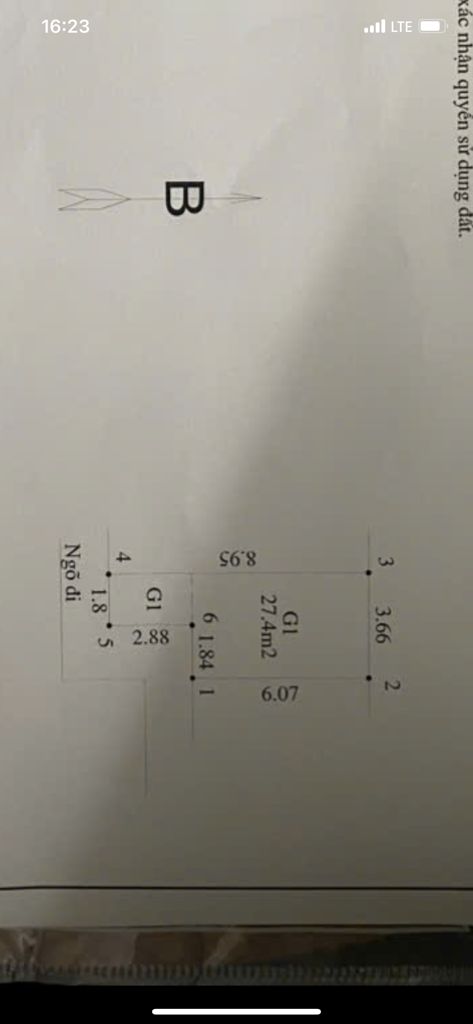 Bán nhà Thi Sách - diện tích 27,4m2 1 tầng - nhà cũ, vị trí trung tâm - giá 3,8 tỷ