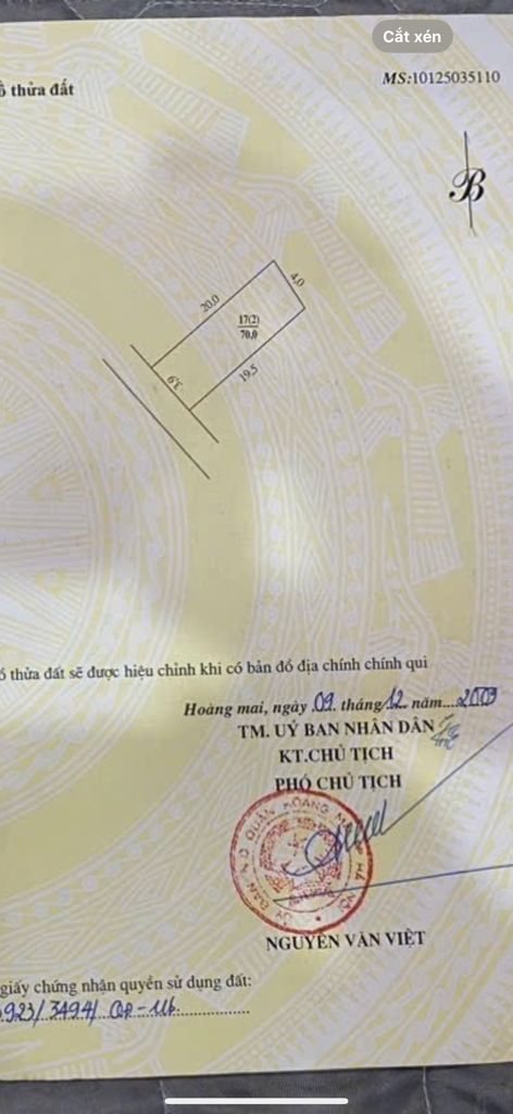 Bán nhà Định Công Hạ - diện tích 70m2 4 tầng - Ô tô chạy vòng quanh - giá 17,9 tỷ