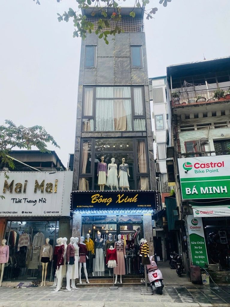 Bán nhà Trương Định - diện tích 11.1m2 5 tầng - Lô góc, kinh doanh tốt - giá 6 tỷ