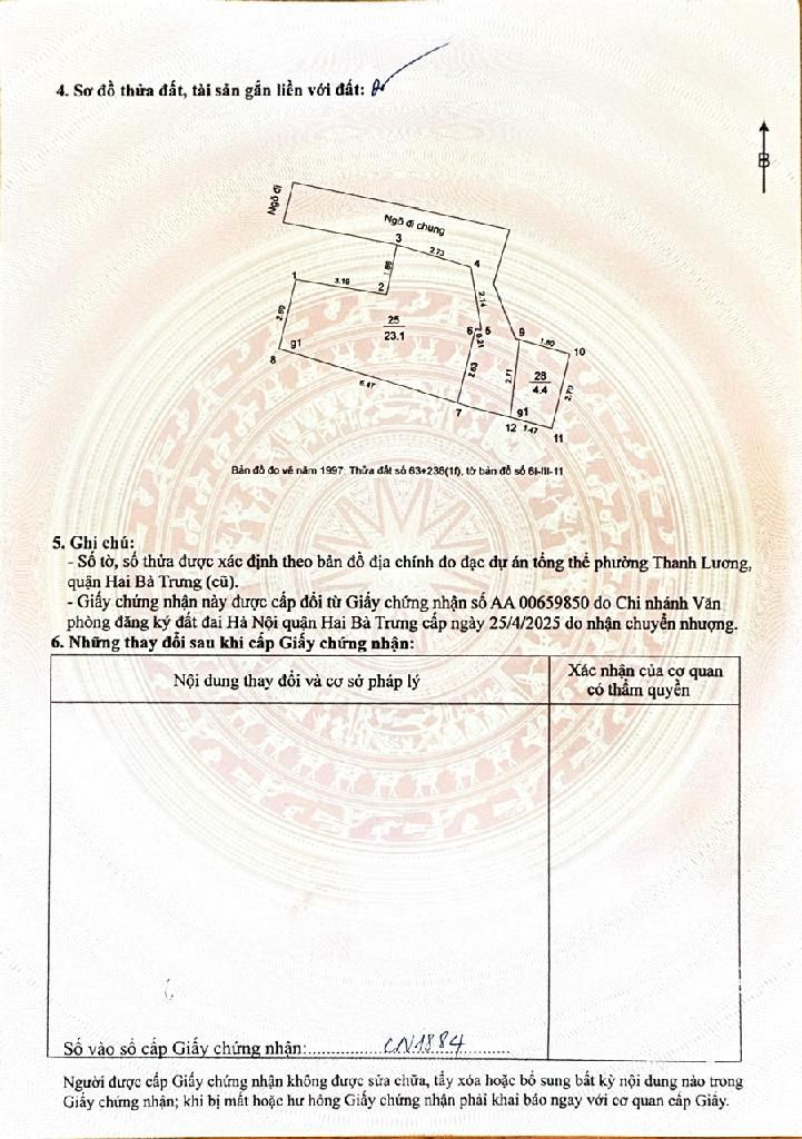 Bán nhà Trần Khát Chân - diện tích 27.5m2 5 tầng - Nhà mới nở hậu ở ngay - giá 9,4 tỷ
