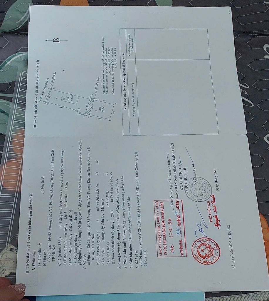 Bán nhà Vương Thừa Vũ - diện tích 29,5m2 1 tầng - Căn chung cư Mini - giá 1,5 tỷ