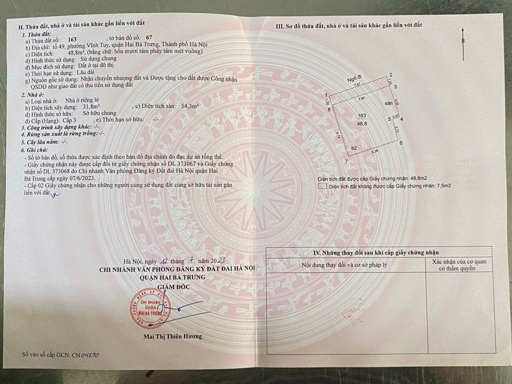 Bán nhà Kim Ngưu - diện tích 22m2 5 tầng - ô tô tránh - giá 7,2 tỷ