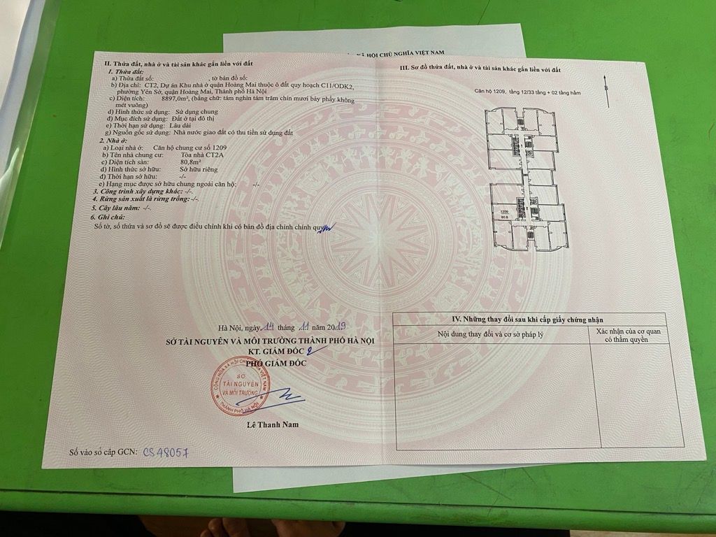 Bán nhà Tam Trinh - diện tích 81m2 1 tầng - Chung cư đẹp nhất Khu Vực - giá 6,75 tỷ