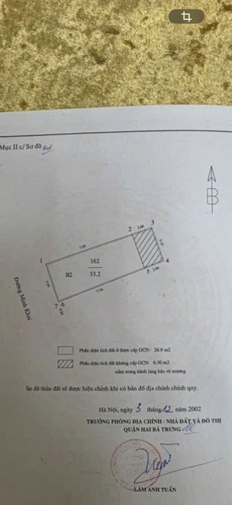 Bán nhà Minh Khai - diện tích 33.2m2 4 tầng - Mặt phố kinh doanh sầm uất - giá 8,9 tỷ