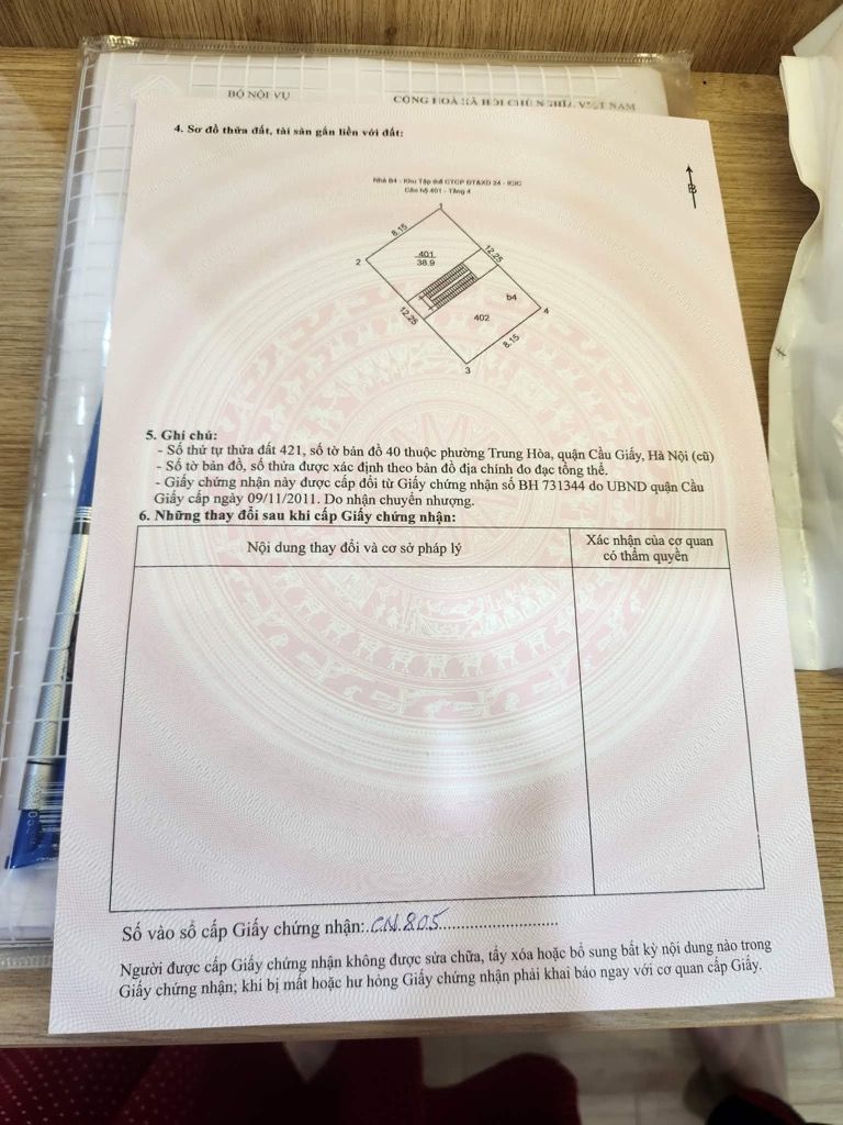 Bán nhà Quan Nhân - diện tích 38,9m2 1 tầng - Nhà cực kỳ thoáng - giá 4,4 tỷ