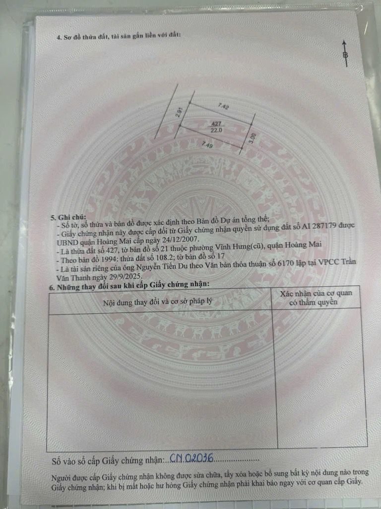 Bán nhà Tân Khai - diện tích 22m2 4 tầng - Ô tô tránh 30m - giá 5,8 tỷ