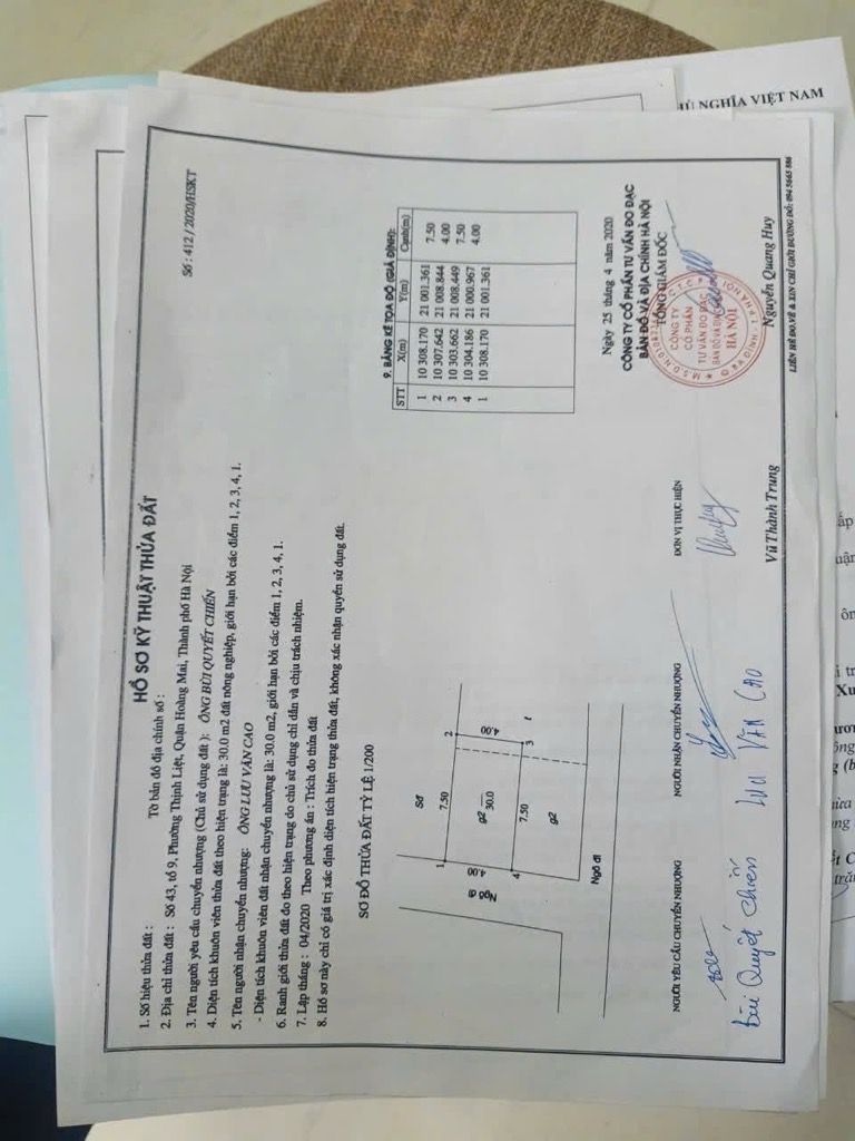 Bán nhà Đại Từ - diện tích 30m2 2 tầng - Nhà không sổ nằm trong xóm mới - giá 2,6 tỷ