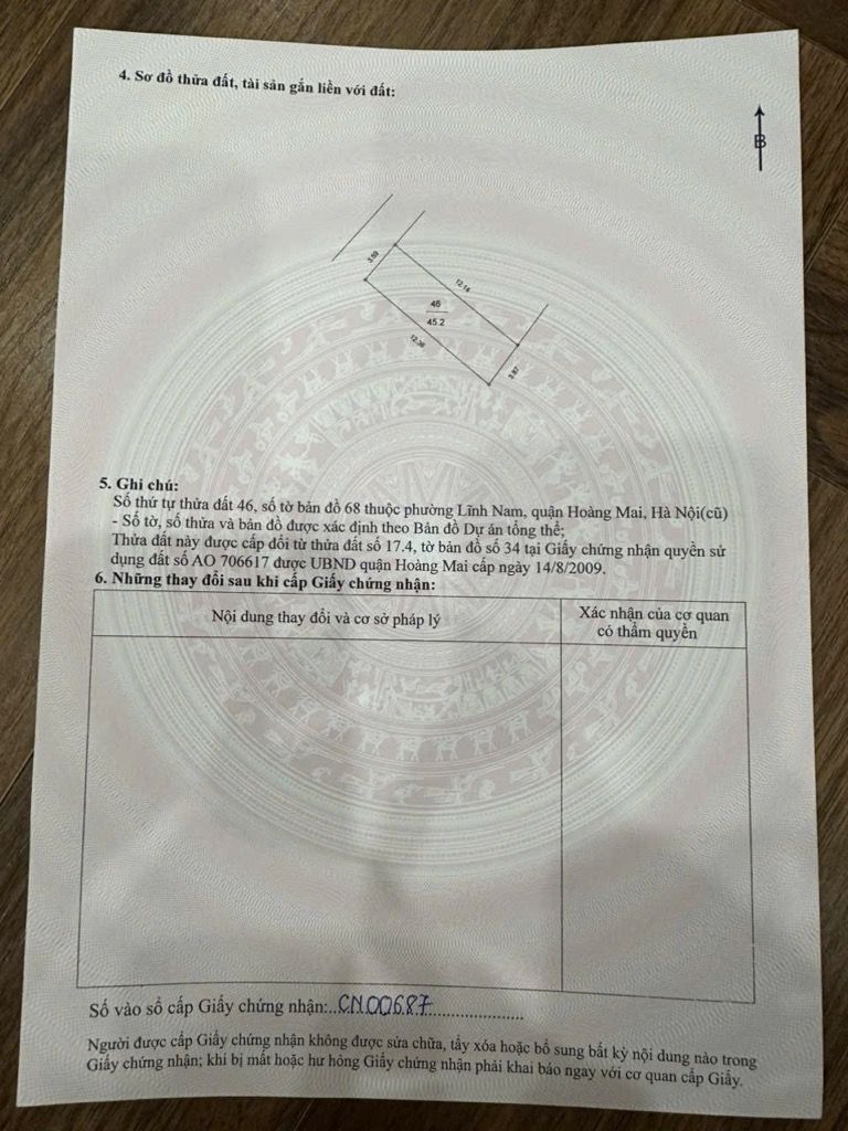 Bán nhà Thuý Lĩnh - diện tích 46m2 1 tầng - Lô góc 2 thoáng - giá 7,2 tỷ