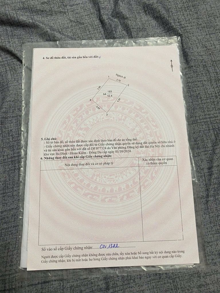 Bán nhà Chợ Khâm Thiên - diện tích 12.4m2 5 tầng - Nhà mới đẹp, đủ công năng 3 phòng ngủ - giá 3,7 tỷ