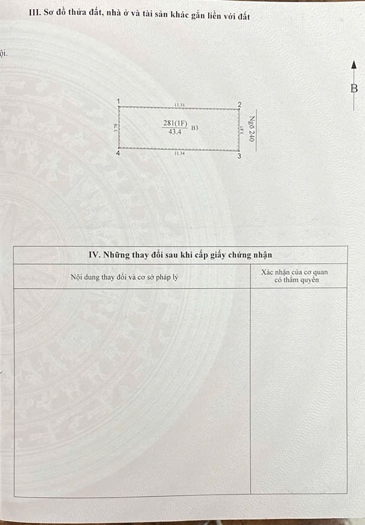 Bán nhà Tân Mai - diện tích 43,3m2 4,5 tầng - ô tô qua nhà - giá 16,5 tỷ