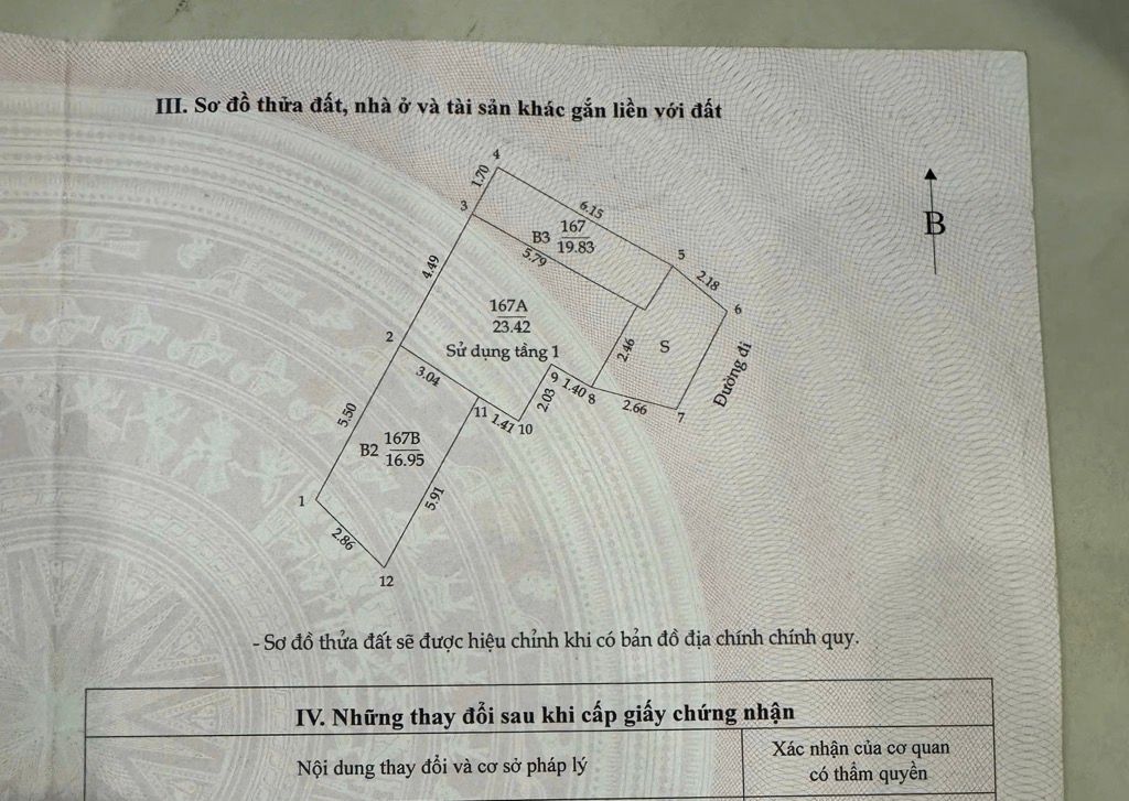 Bán nhà Lương Sử C - diện tích 60.2m2 2 tầng - Nhà có nóc xây dựng 6 tầng CCMN - giá 9 tỷ
