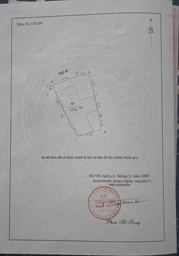 Bán nhà Giáp Bát - diện tích 117.6m2 4 tầng - Lô góc, phù hợp xây căn hộ dịch vụ - giá 19 tỷ