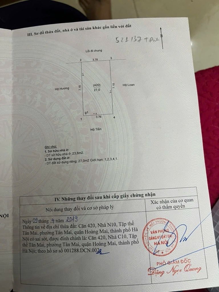 Bán nhà TÂN MAI - diện tích 27m2 5 tầng - nhà đẹp hiếm có - giá 8,68 tỷ