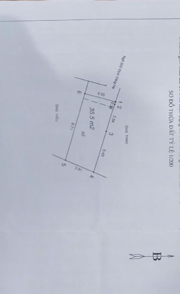 Bán nhà Định Công Hạ - diện tích 35.5m2 2 tầng - Ngõ ô tô đỗ cửa - giá 2,45 tỷ