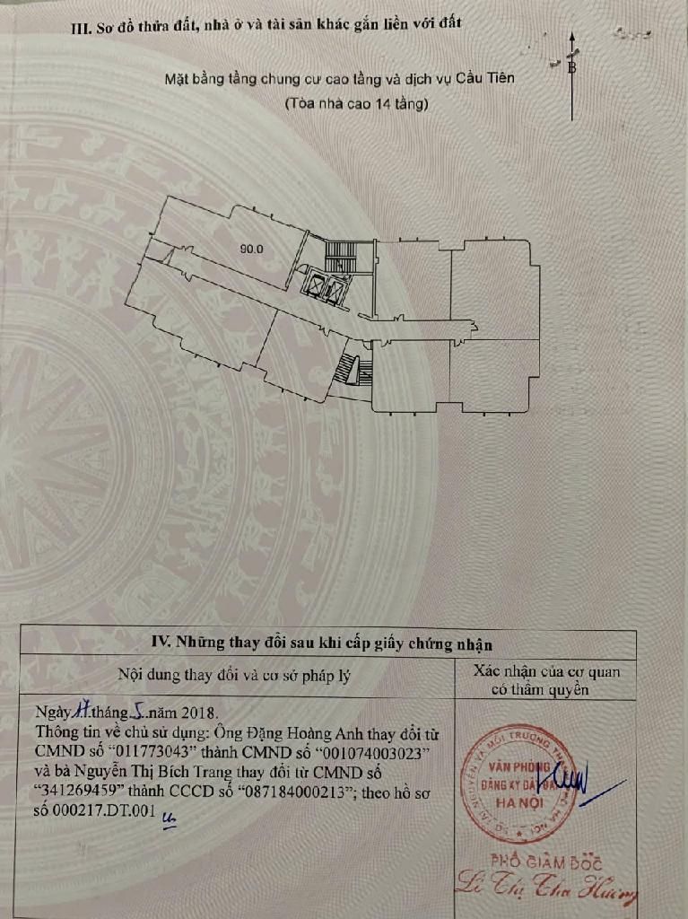 Bán nhà Giải Phóng - diện tích 90m2 1 tầng - Chung cư ICC - giá 7,25 tỷ