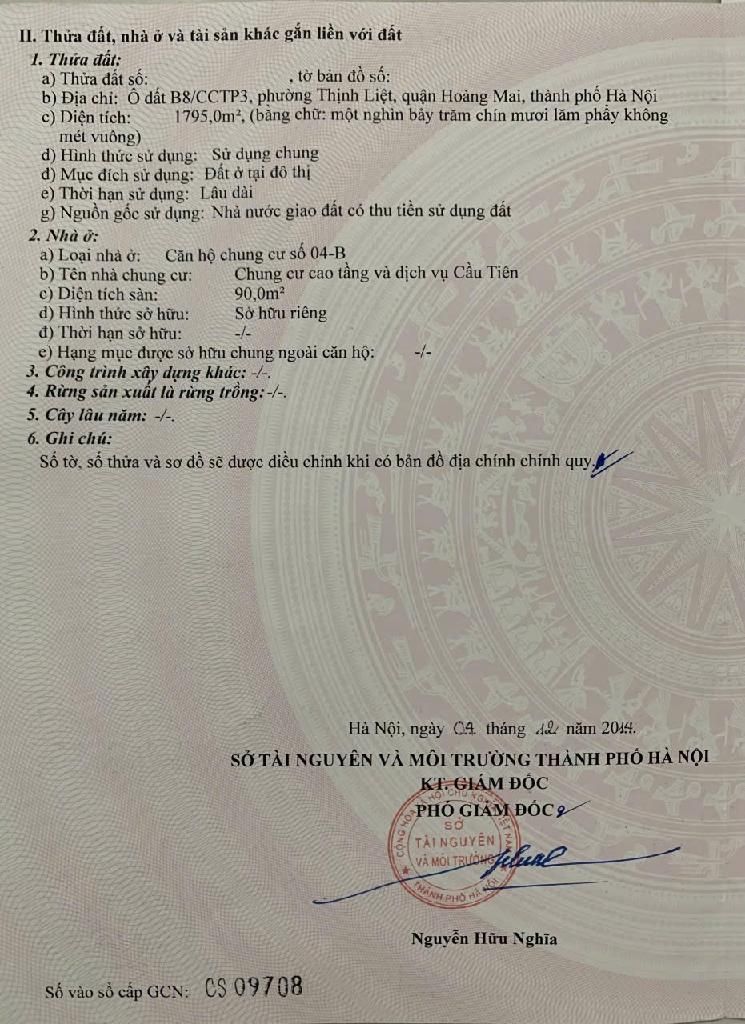 Bán nhà Giải Phóng - diện tích 90m2 1 tầng - Chung cư ICC - giá 7,25 tỷ