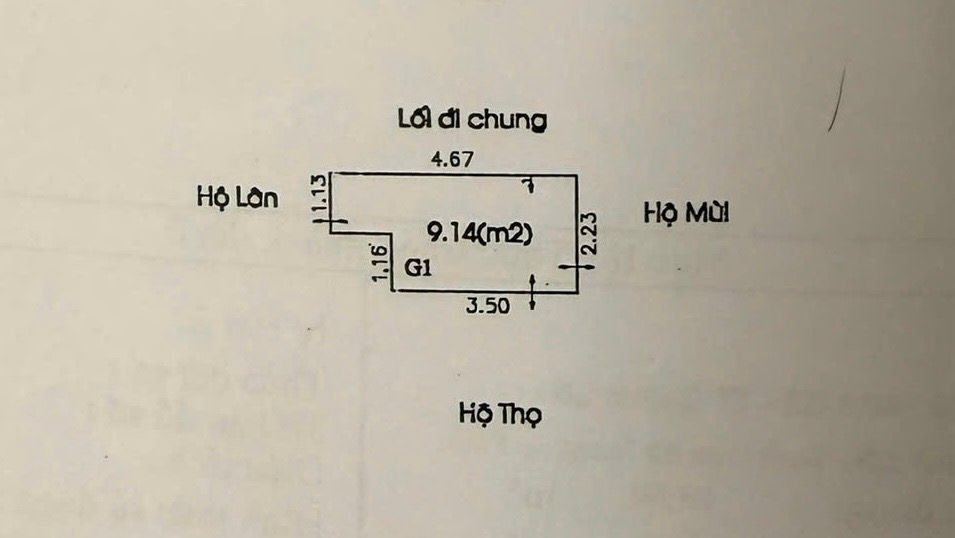 Bán nhà Hồng Mai - diện tích 12m2 6 tầng - Ngõ thông ba bước ra phố - giá 3,1 tỷ