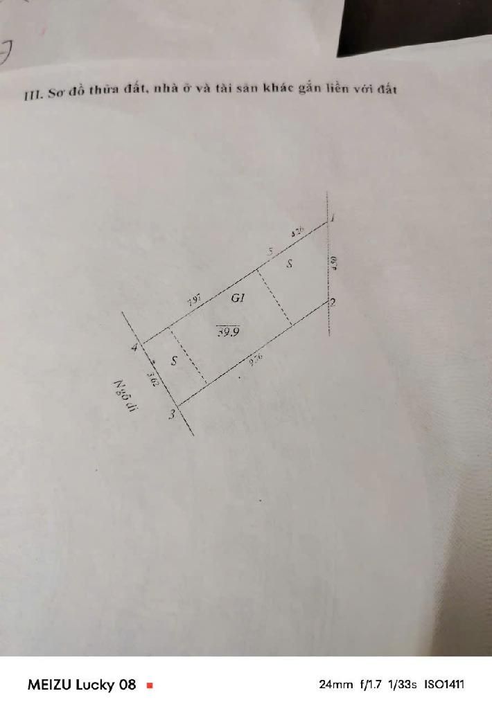 Bán nhà Khuất Duy Tiến - diện tích 39.9m2 1 tầng - Ngõ thông ô tô tránh - giá 13,3 tỷ