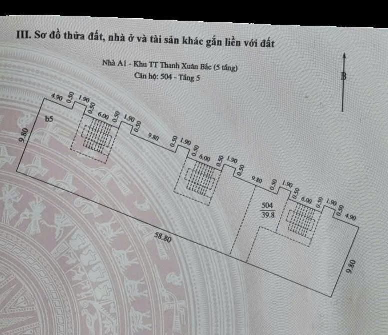 Bán nhà Thanh Xuân Bắc - diện tích 78m2 1 tầng - Sổ đỏ chính chủ - giá 4,2 tỷ