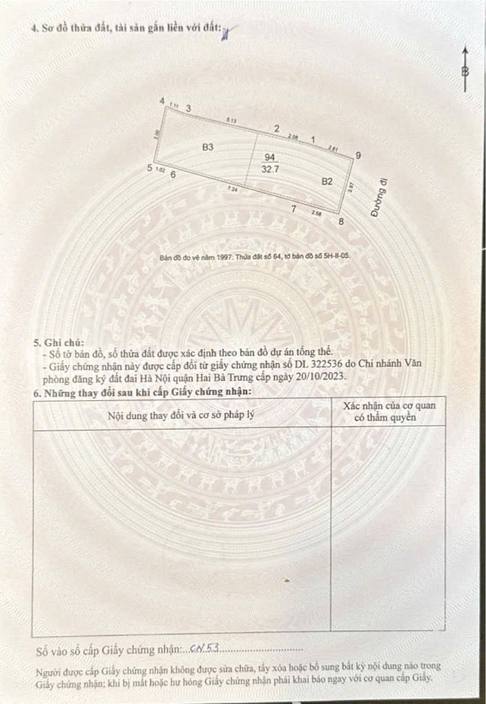 Bán nhà Bạch Mai - diện tích 33m2 5 tầng - Ngõ 3 gác phi - giá 10,5 tỷ