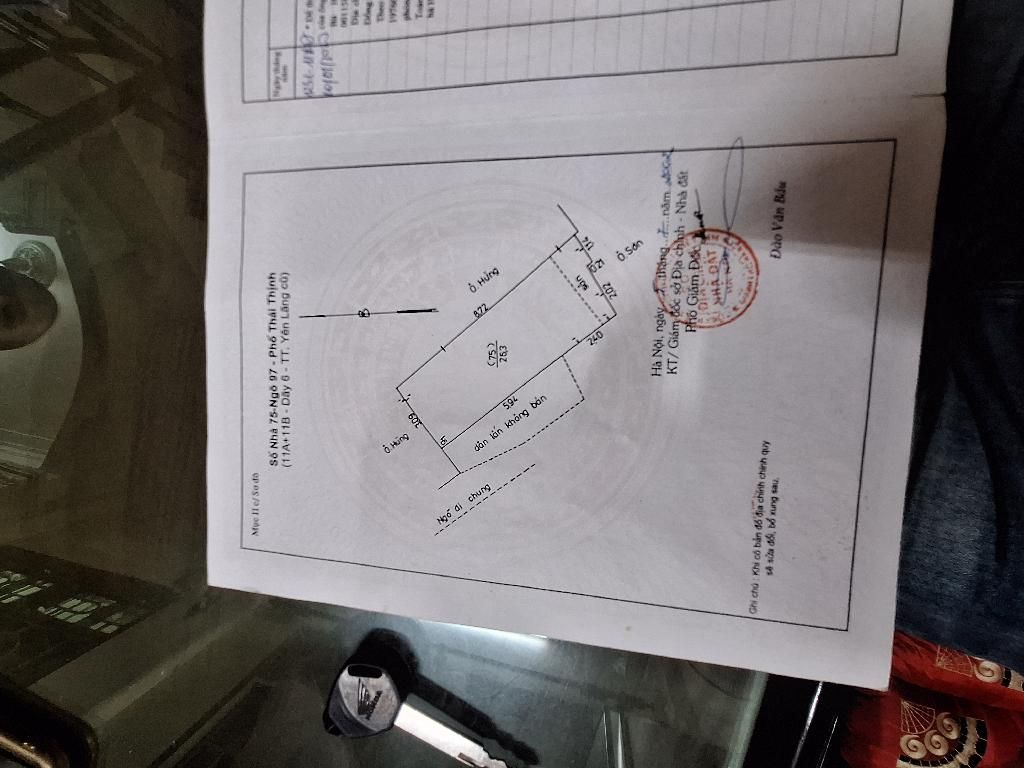 Bán nhà Thái Thịnh - diện tích 26.3m2 5 tầng - Mặt tiền rộng, nhà dân xây khung cột chắc chắn - giá 10 tỷ
