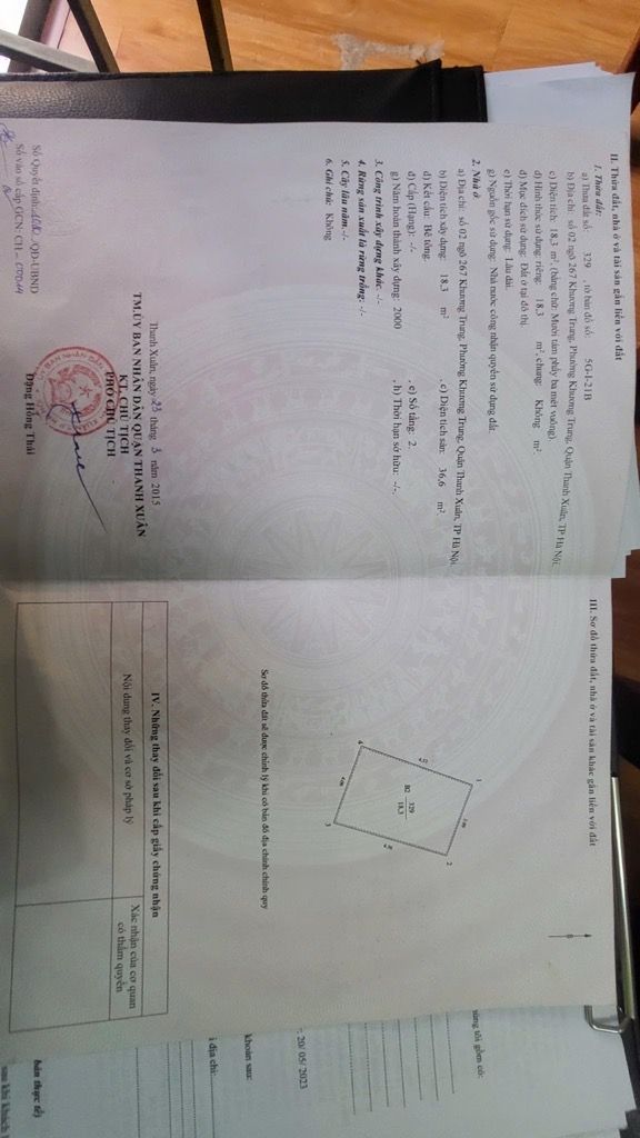 Bán nhà Khương Trung - diện tích 52.3m2 3 tầng - Lô góc - giá 17,2 tỷ