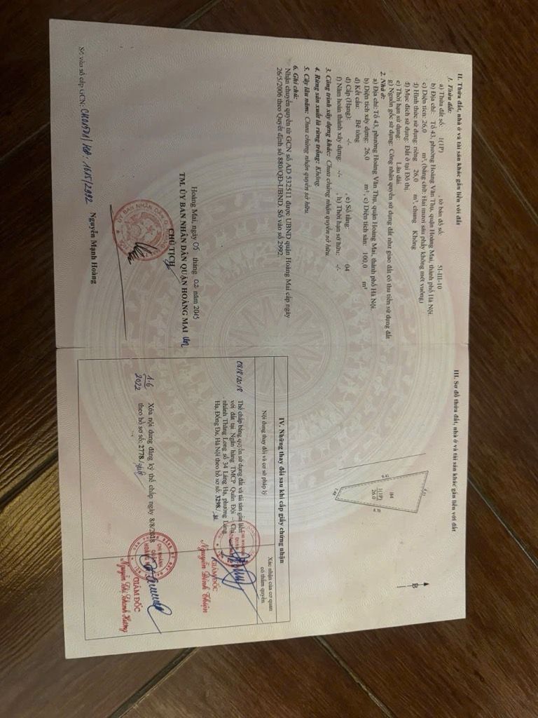 Bán nhà Hoàng Mai - diện tích 26m2 5 tầng - ô tô đỗ cổng - giá 8,5 tỷ