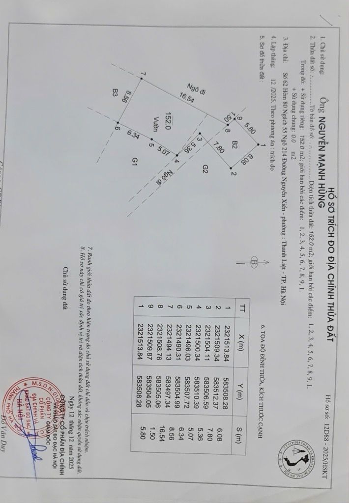 Bán nhà Nguyễn Xiển - diện tích 152m2 3 tầng - Đất xen kẹt - giá 10,6 tỷ