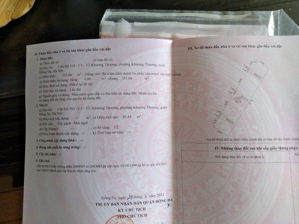 Bán nhà Khương Thượng - diện tích 45.4m2 1 tầng - Nhà đẹp hiếm có - giá 6 tỷ