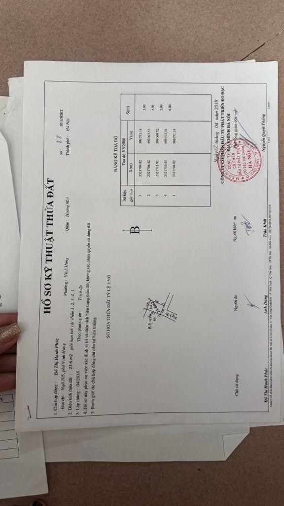 Bán nhà Vĩnh Hưng - diện tích 23,6m2 5 tầng - Nhà dân xây chắc chắn đẹp thiết kế đủ công năng - giá 4,6 tỷ