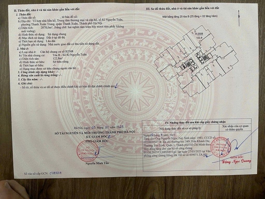 Bán nhà Nguyễn Tuân - diện tích 123m2 1 tầng - Căn góc tiêu chuẩn - giá 14,5 tỷ