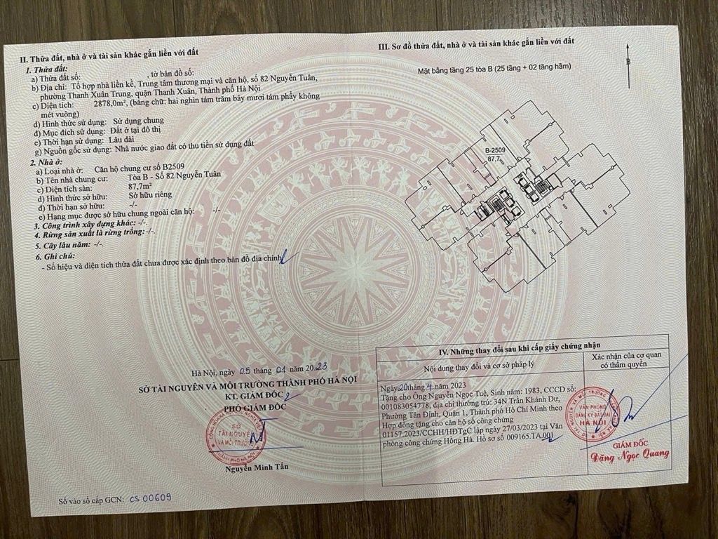 Bán nhà Nguyễn Tuân - diện tích 88m2 1 tầng - Chung cư cao cấp hạng sang - giá 10,5 tỷ