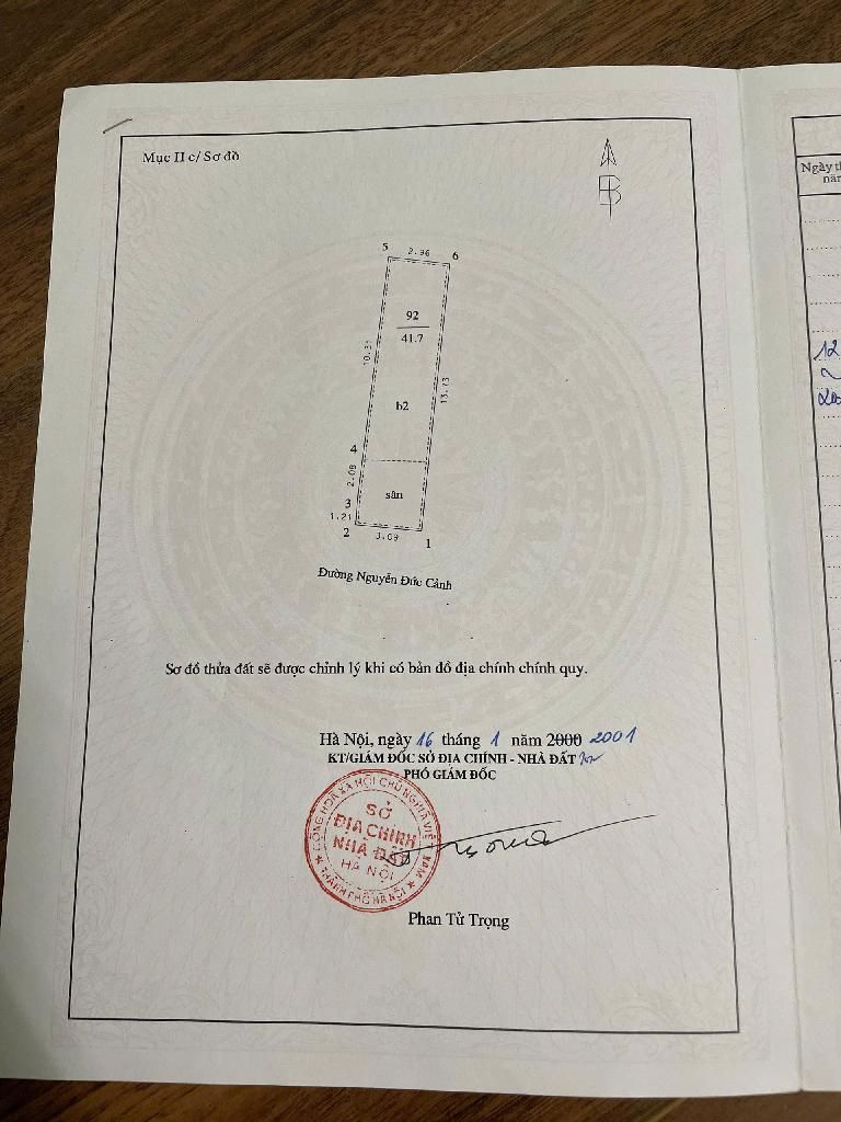 Bán nhà Nguyễn Đức Cảnh - diện tích 75m2 3 tầng - Mặt phố kinh doanh sầm uất - giá 24 tỷ