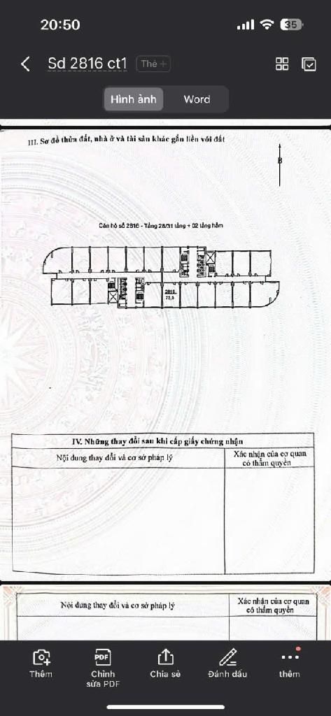 Bán nhà Tam Trinh - diện tích 73.3m2 1 tầng - Căn hộ 2816 - CT1 - giá 5,98 tỷ