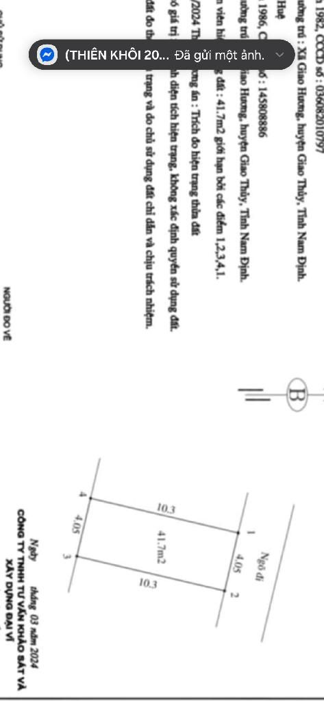 Bán nhà Thúy Lĩnh - diện tích 41.7m2 1 tầng - ô tô tránh - giá 1 tỷ