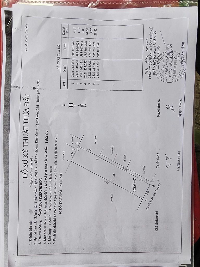 Bán nhà Định Công Hạ - diện tích 30m2 2 tầng - Cần bán gấp - giá 2,2 tỷ