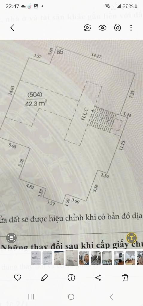 Bán nhà Hồ Đắc Di - diện tích 42.3m2 6 tầng - ô tô đỗ cửa - giá 6,8 tỷ