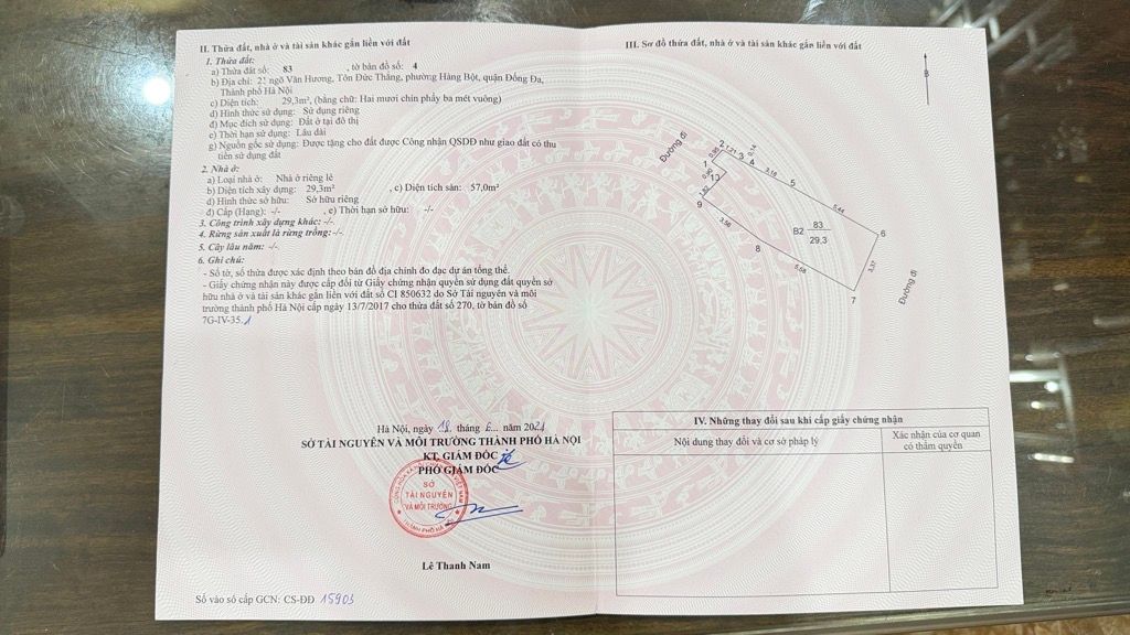 Bán nhà Văn Hương - diện tích 30m2 4 tầng - 2 mặt ngõ - giá 10,5 tỷ