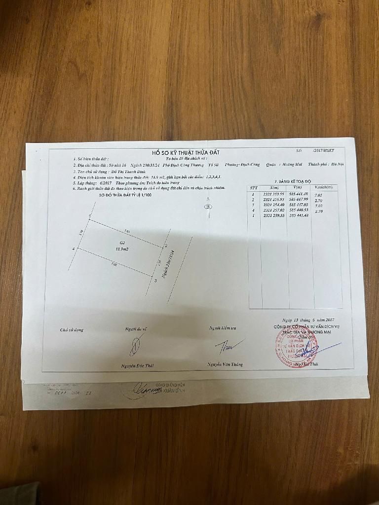 Bán nhà Định Công - diện tích 19m2 3 tầng - Nhà đẹp hiếm có - giá 1,9 tỷ